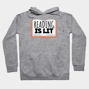 Bookworm reading is lit Hoodie